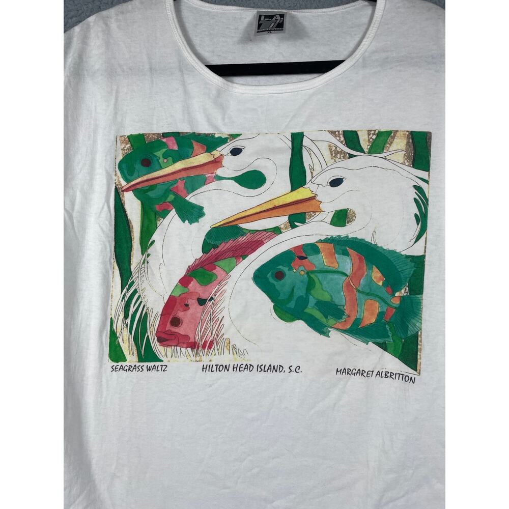 L.A. Sportswear Set Of 2 Women's Shirts Hilton Head Island Size XL - Picture 11 of 15
